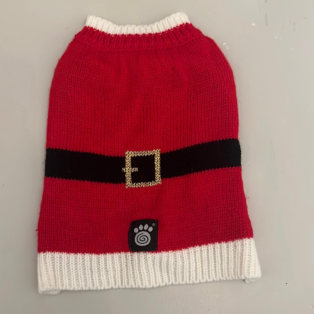 Dog Sweater Santa
